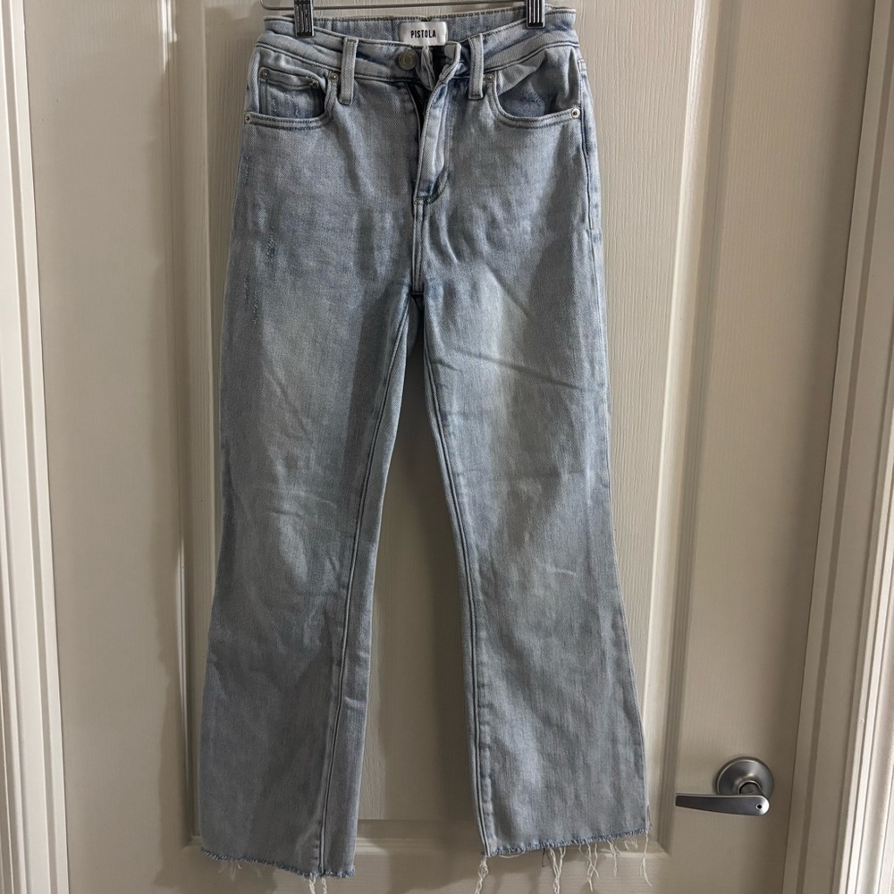 Pistola Light Denim Flare Jeans